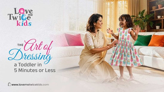 The Art of Dressing a Toddler in 5 Minutes or Less