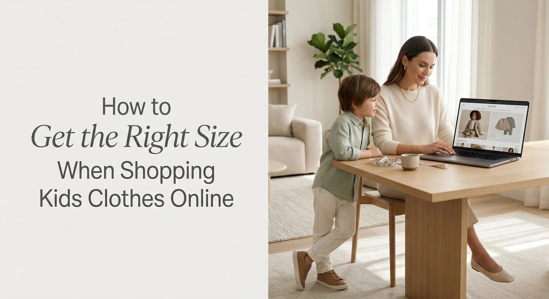 How to Get the Right Size When Shopping Kids Clothes Online