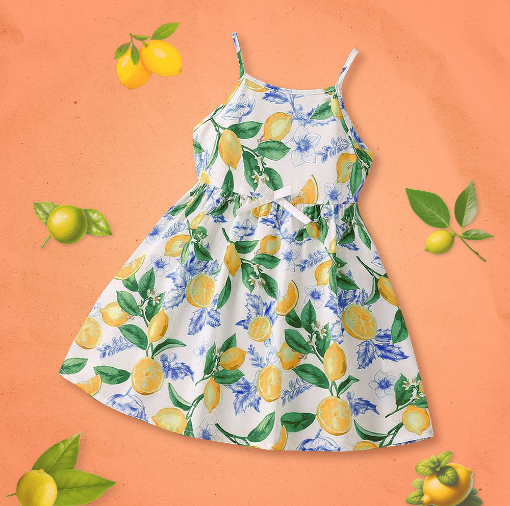 Bloomy Lemon Frock