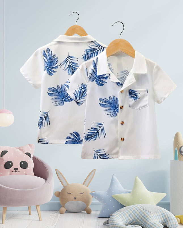 Blue Leaf Shirt