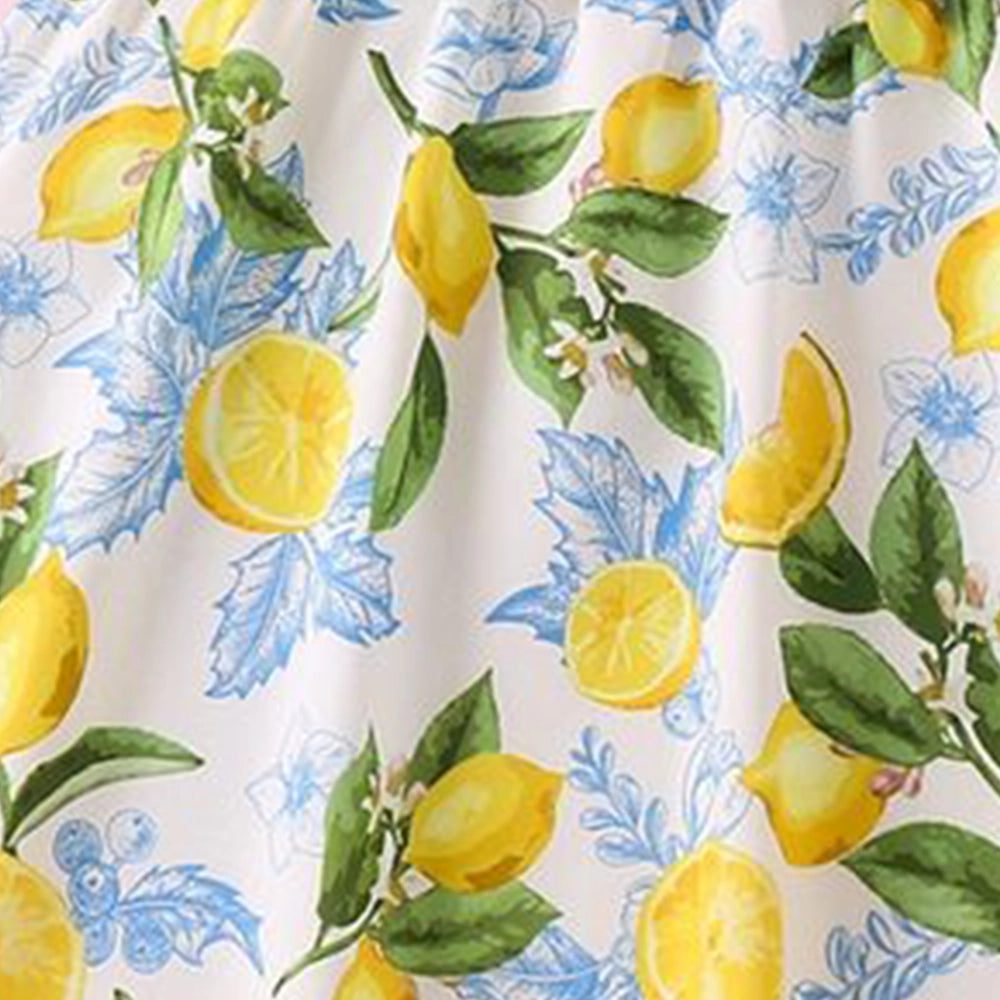 Bloomy Lemon Frock