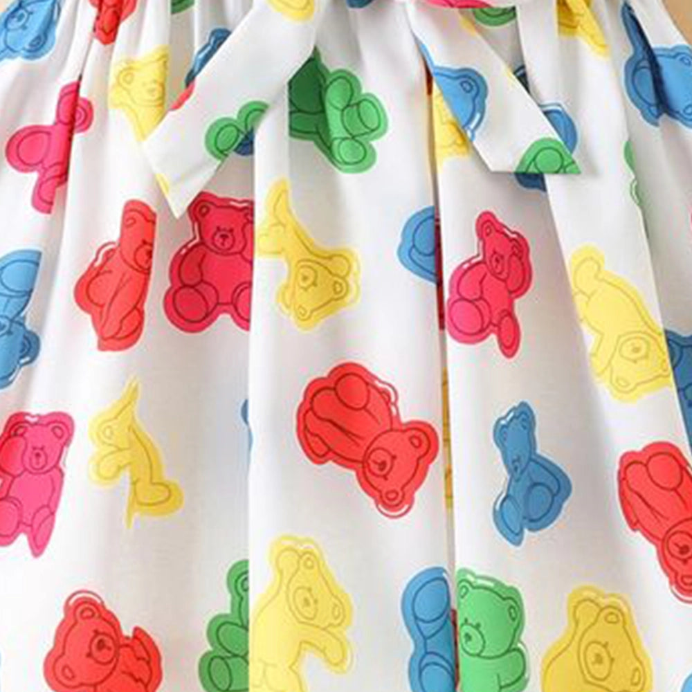 Rainbow Teddy Frock