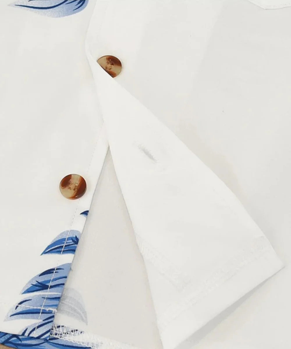 Blue Leaf Shirt