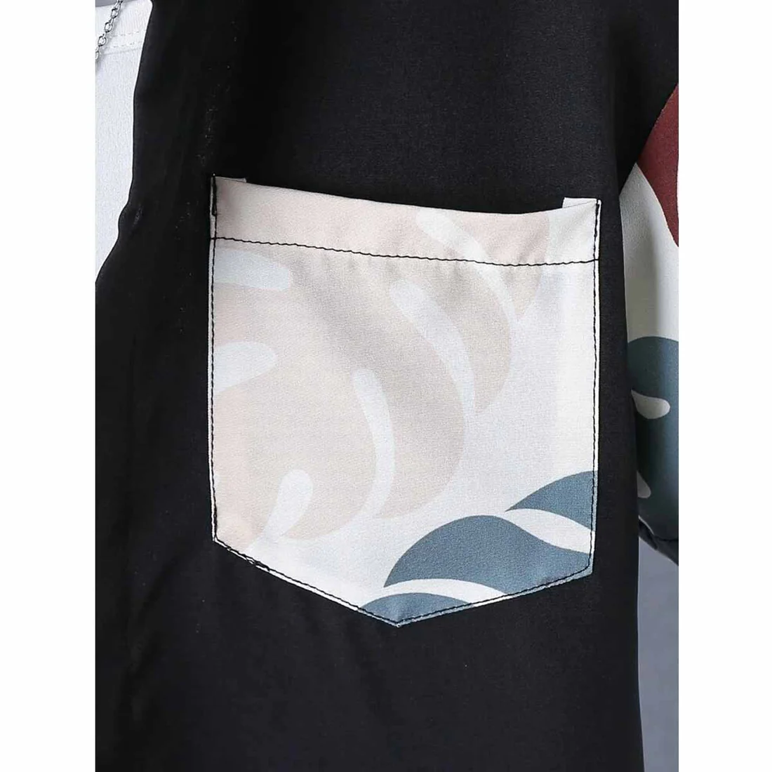 Black & White Leaf Shirt