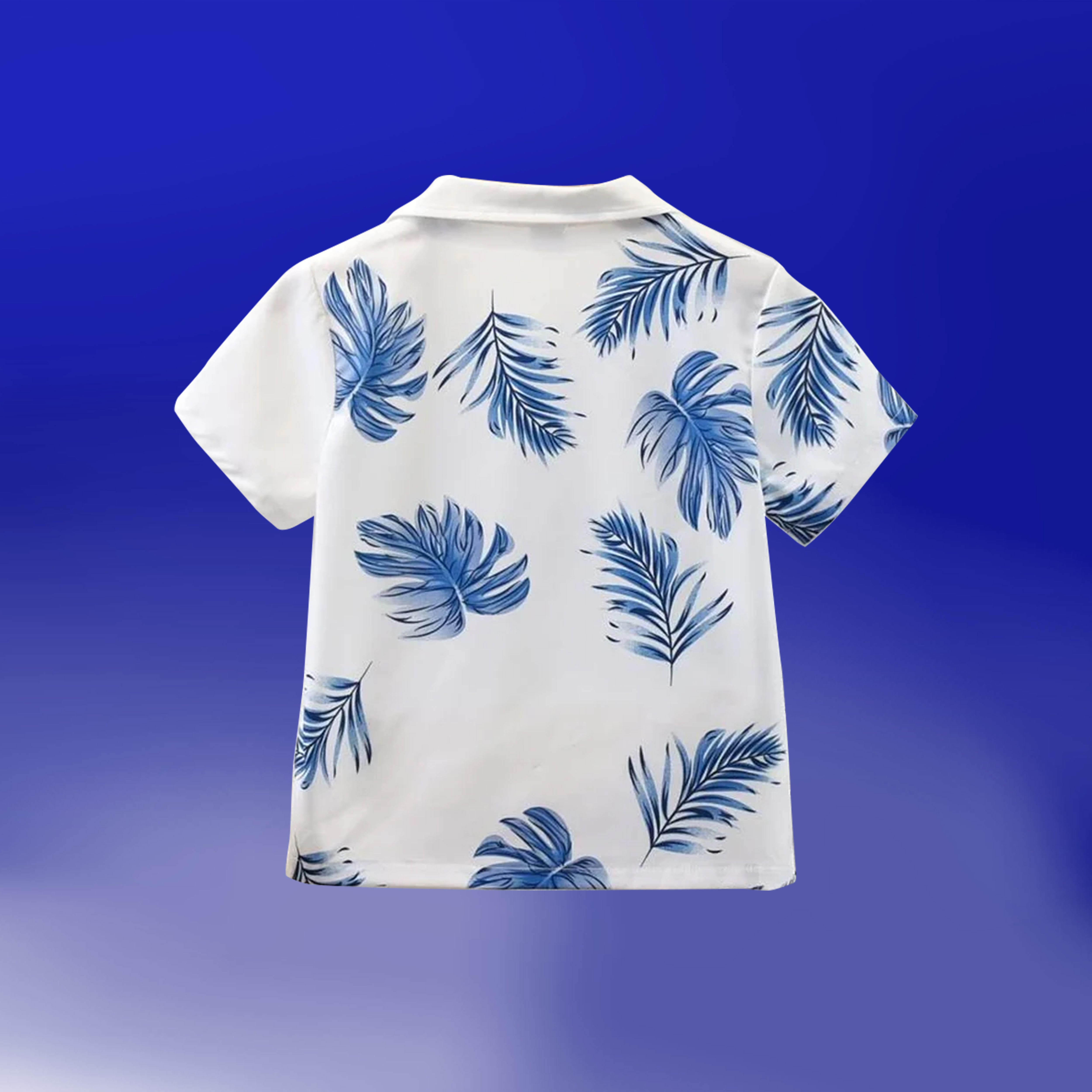 Blue Leaf Shirt
