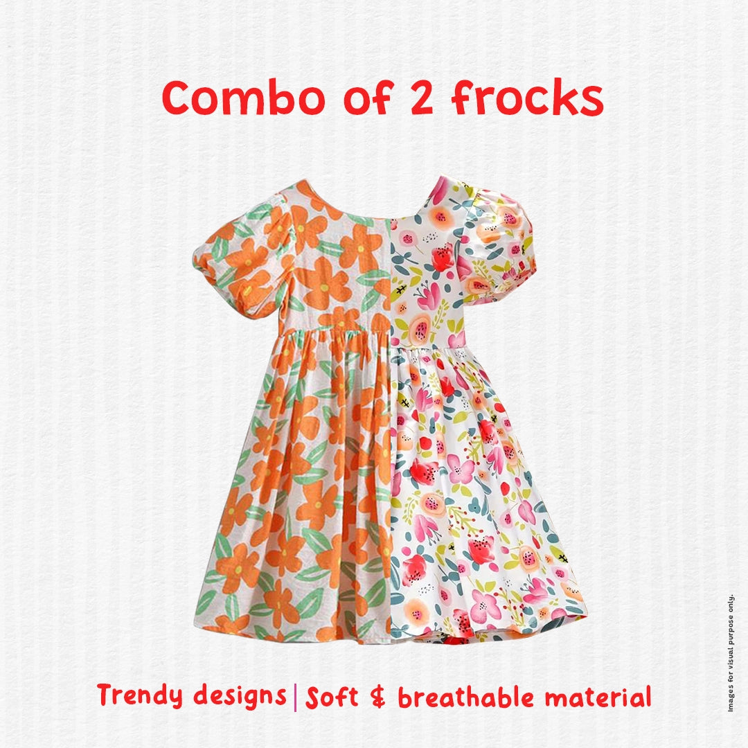 Flower Print Frocks