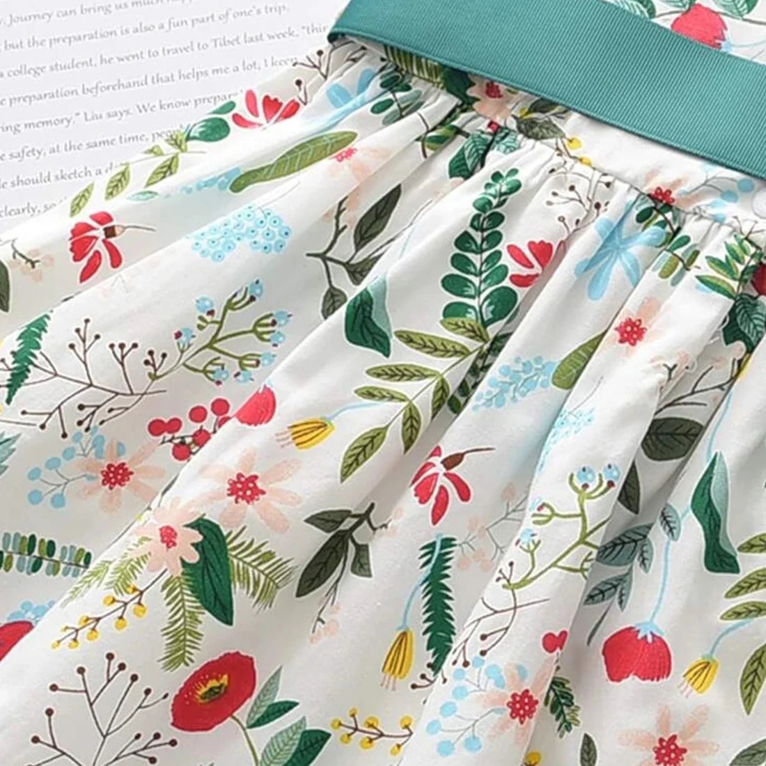 Green Bow Frock
