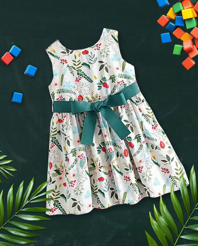 Green Bow Frock