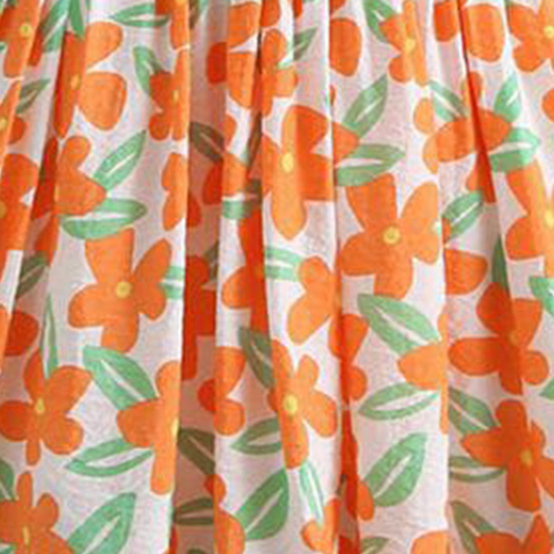 Orange Bloom Frock