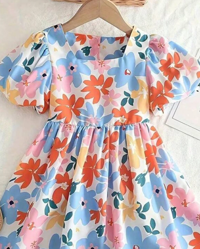 Sunset Blossom Frock