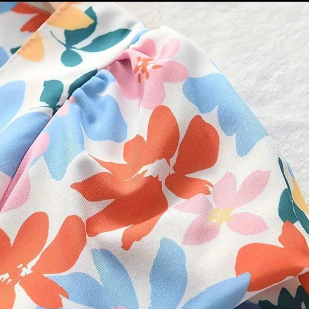 Sunset Blossom Frock