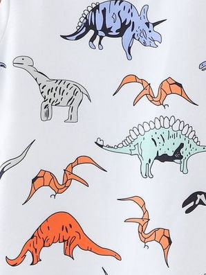 Dino Print Boys T-shirt