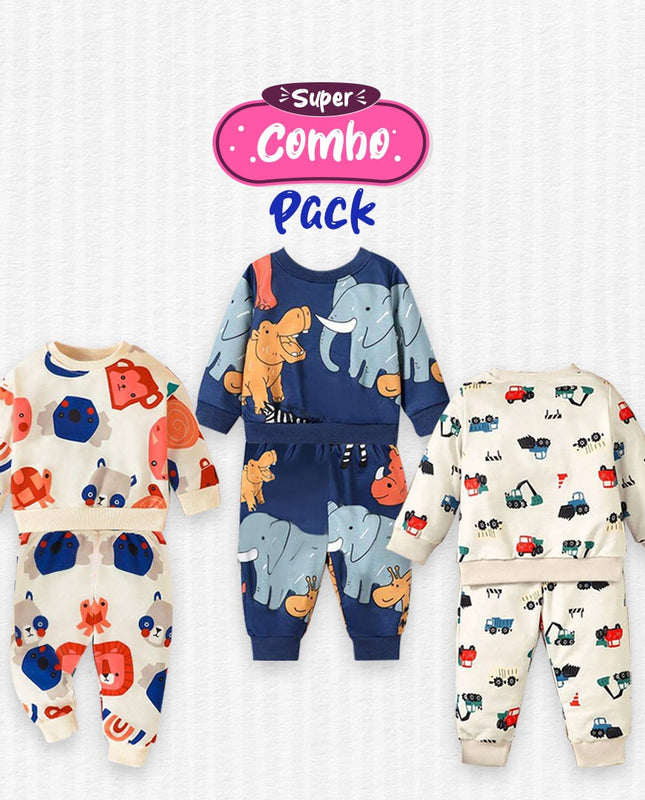 Combo of 3 - Boy Co-ord Set (2)