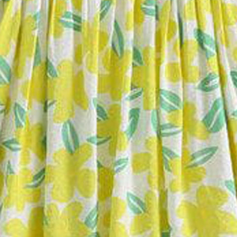 Yellow Floral Frock