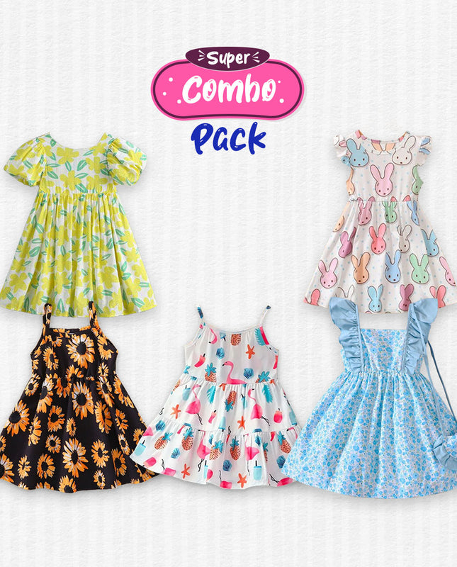 Combo of 5 - Girls Frock (2)