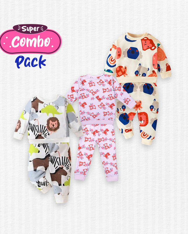 Combo of 3 - Girls Co-ord Set (1)