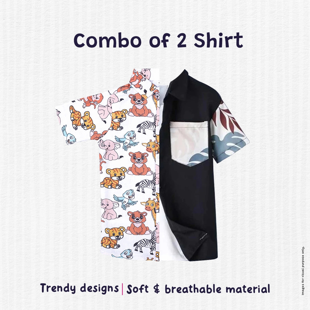 Black  & Safari Shirts